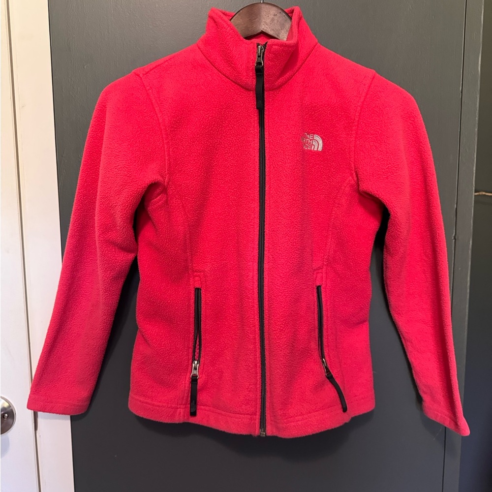 The North Face Kids Bright Pink Fleece Jacket